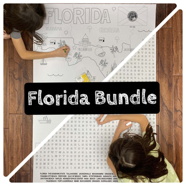 Florida State BUNDLE Coloring and Word Search